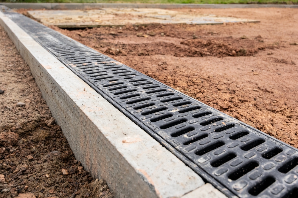 Channel Trench Drains Move Water Away