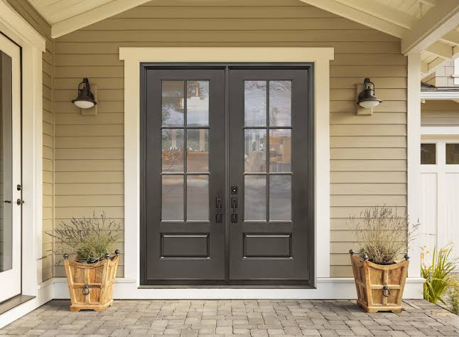 Exterior Front Doors With Glass Can Balance Light