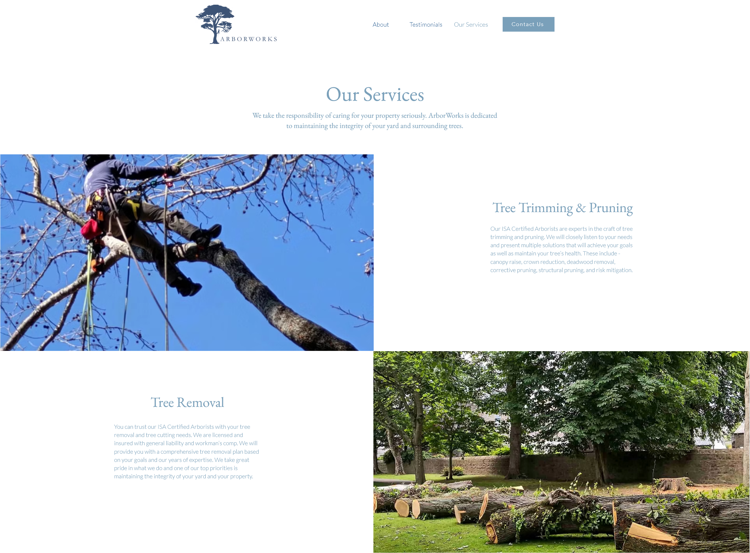 arborworks service page