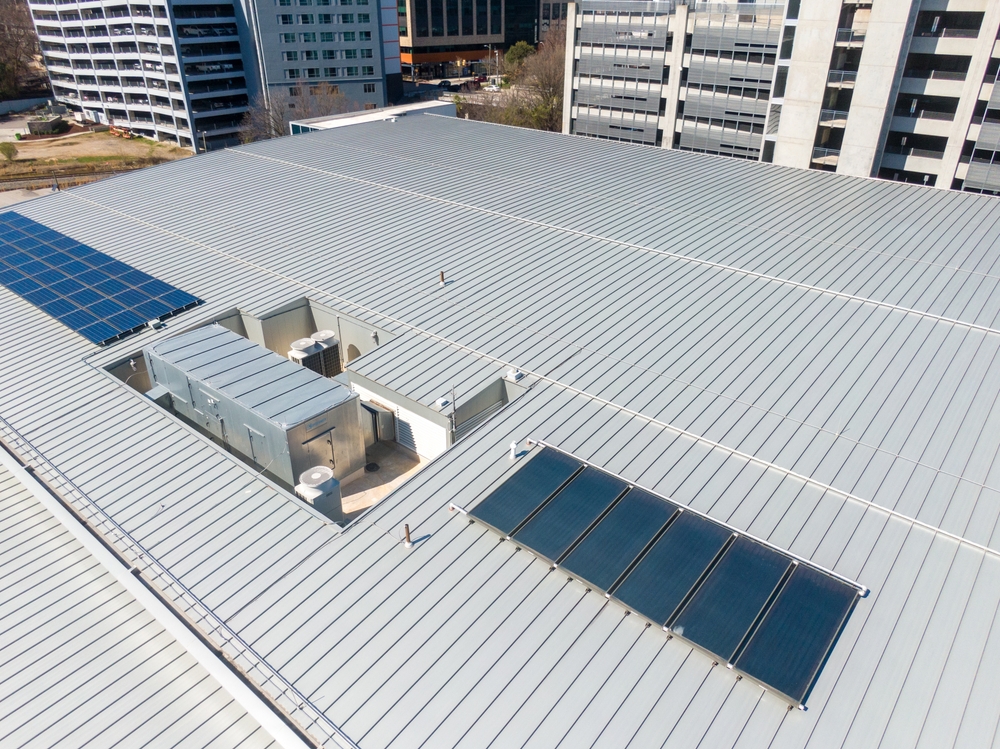 common commercial roof types