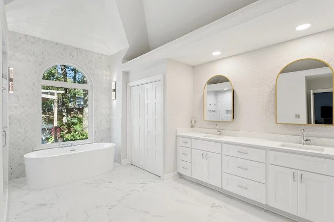 safety wins with a bathroom tub to shower conversion