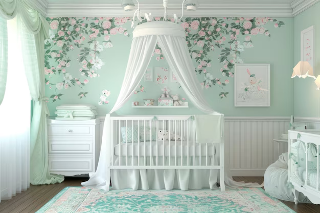 accent wall nursery room